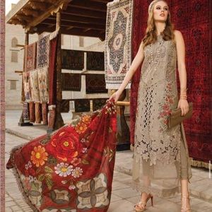 Maria b stitched 3 piece dress